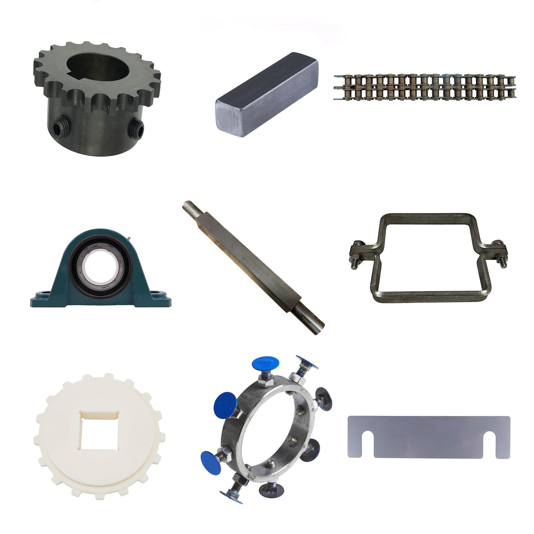 Pieces of dual belt accessories kit